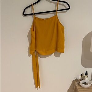 Mustard Yellow/Light Orange Women's Camisole Top